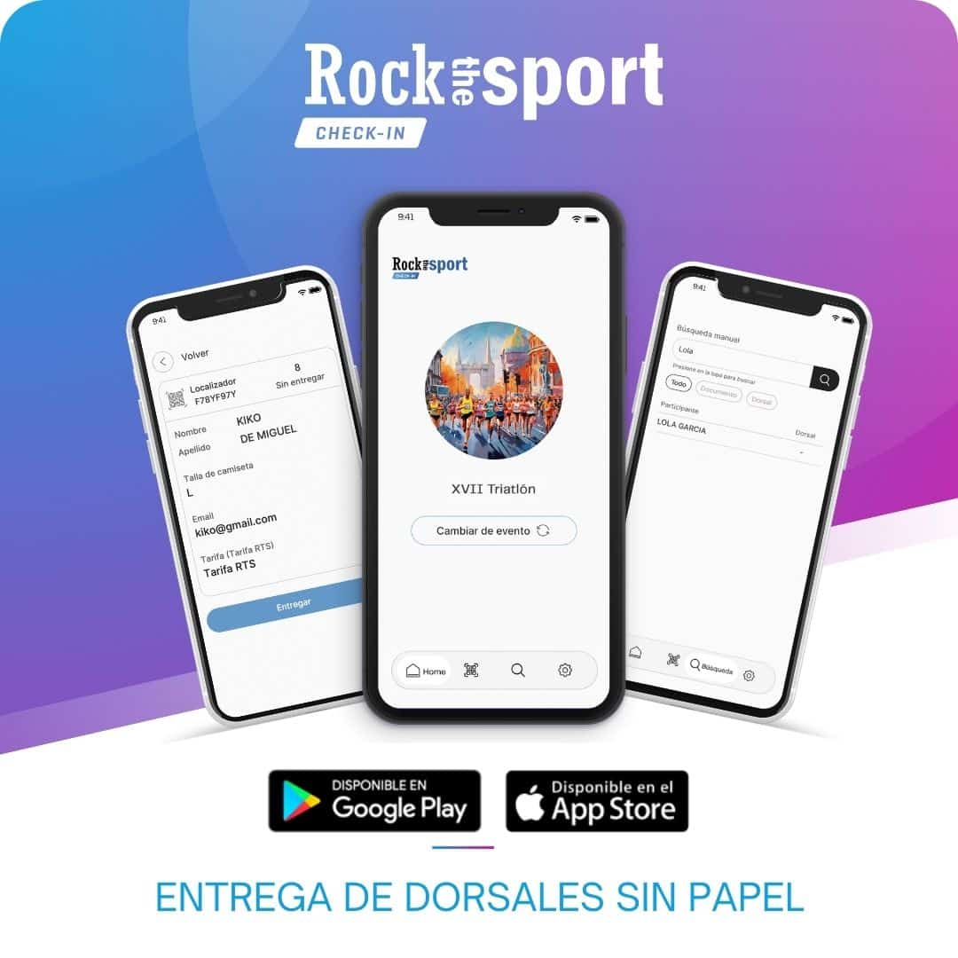 Checkin app disponible en Google Play y Apple Store.