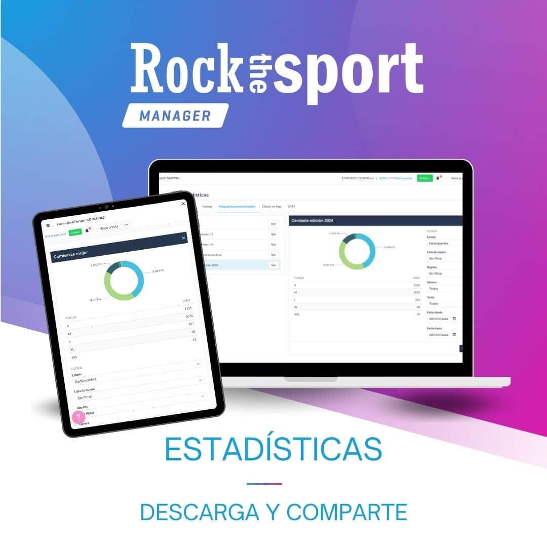 RockTheSport, te ayuda en la gestión de tu evento deportivo.